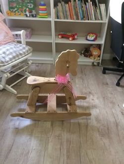 Wood Rocking Horse