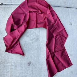 Burgundy Fabric Shawl