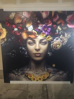 Flowers in Hair Wall Art   