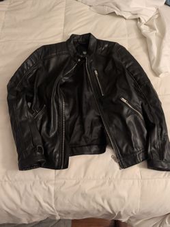 H&M faux leather jacket