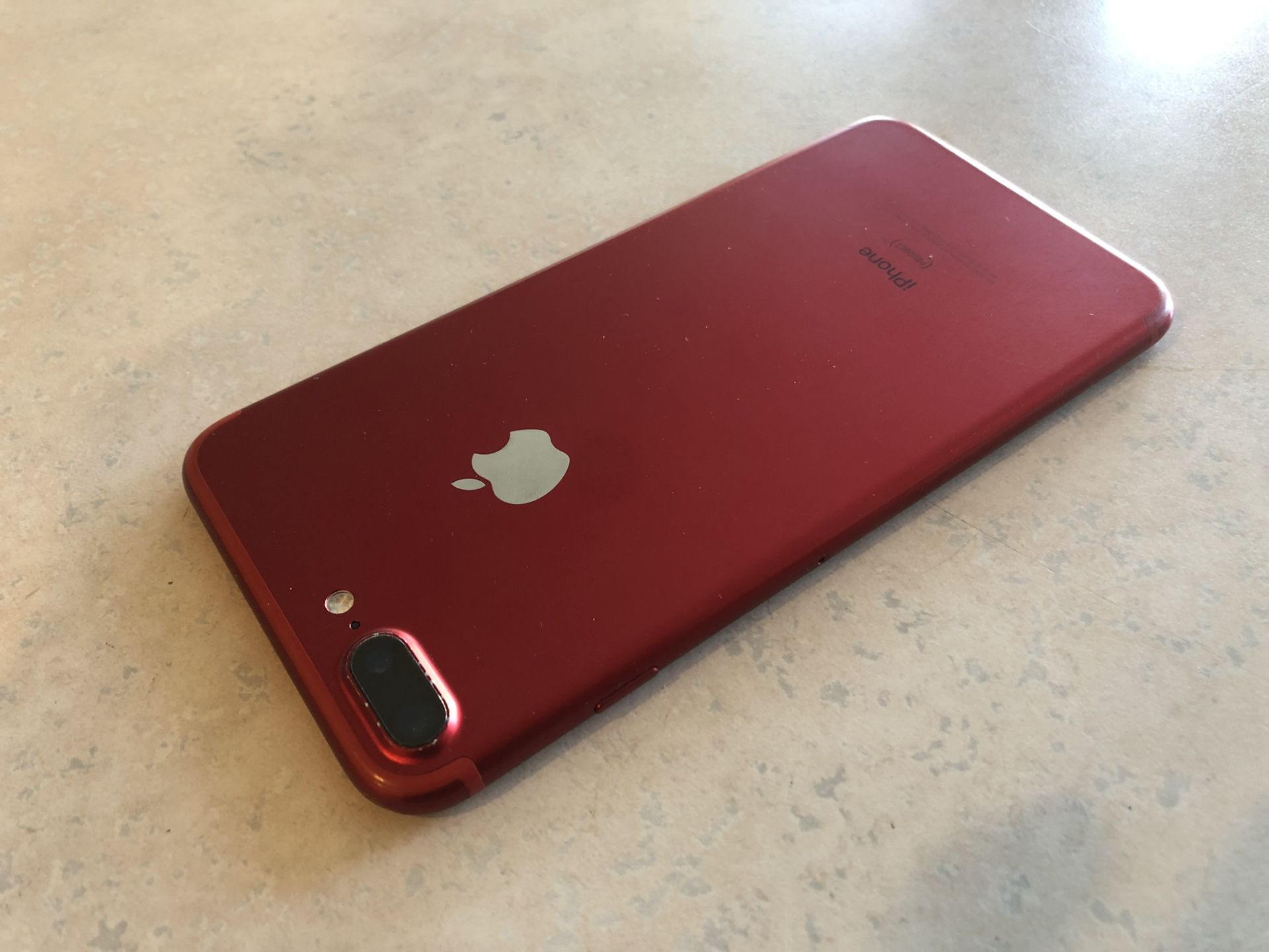 iPhone 7 Plus red special edition t-mobile