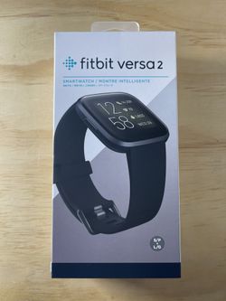 Fitbit Versa 2 Health & Fitness Smartwatch (Black/Carbon)