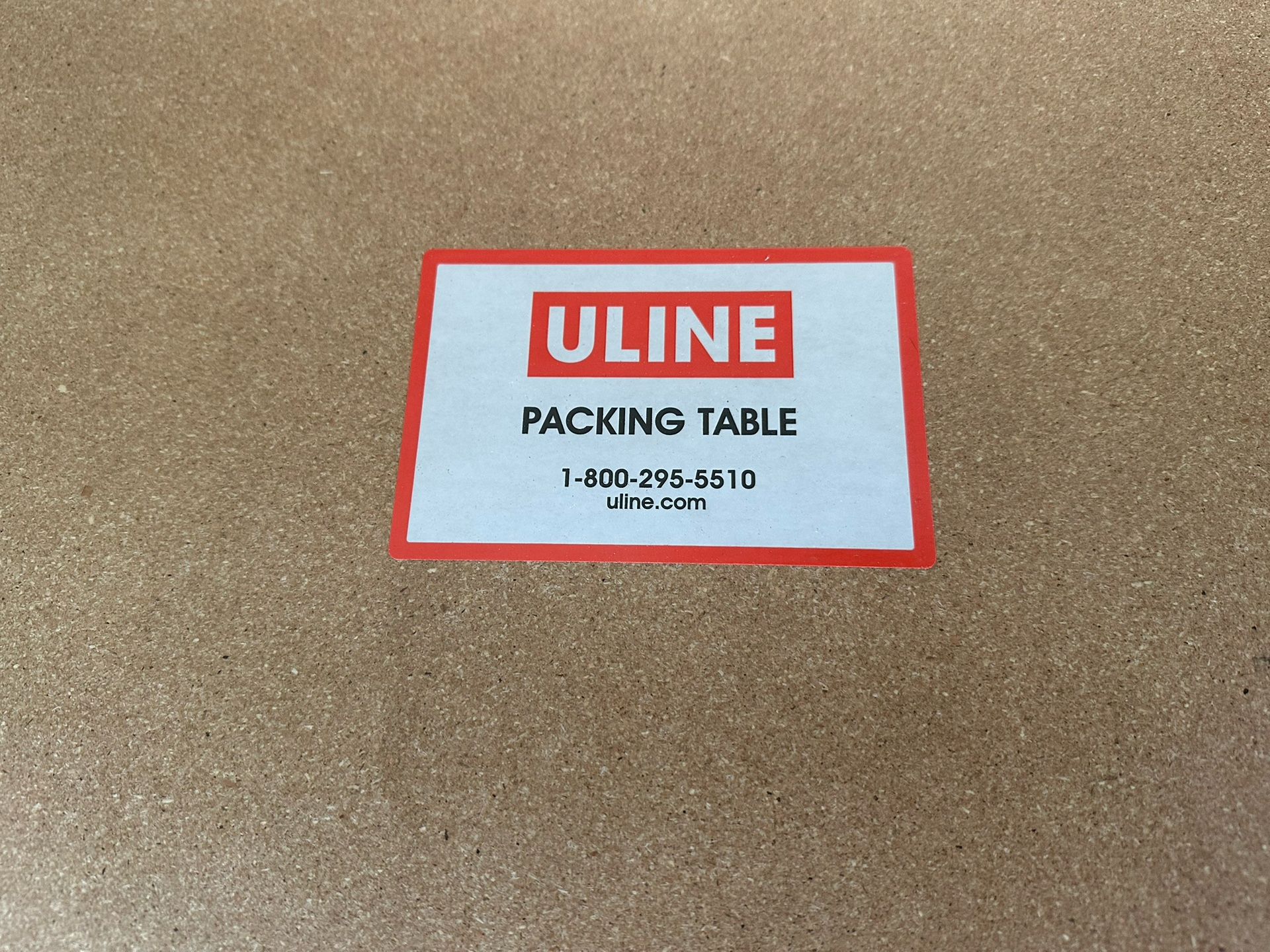 Uline Package Table Tops