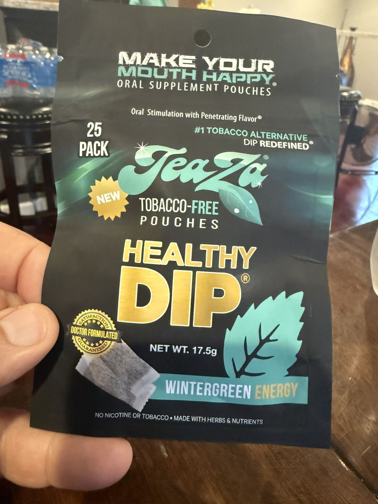 Teaza Healthy Dip 4 Packs wintergreen Energy