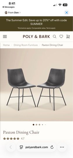 New Dining Chairs
