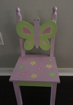 Children's butterfly chair
