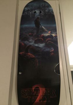Stranger things skateboard