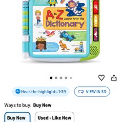 LeapFrog A to Z Learn with Me Dictionary