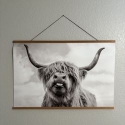 Highland Cow Art 