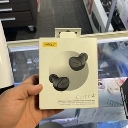 Jabra - Elite 4 True Wireless Noise Cancelling In-ear Headphones - Navy