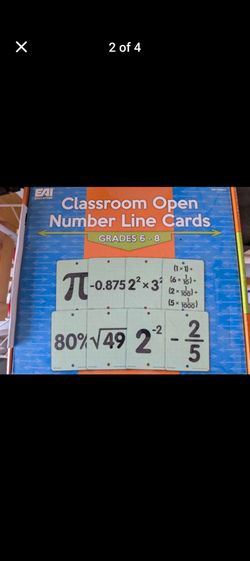 Classroom math open number line kits