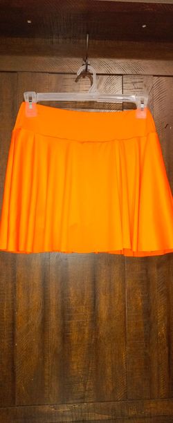 Neon Orange  Skort
