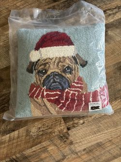 Pug Pillow 16 X 16 Brand new