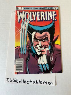 Wolverine Limited Series #1 1st Solo series 1982 newsstand ~NM High Grade