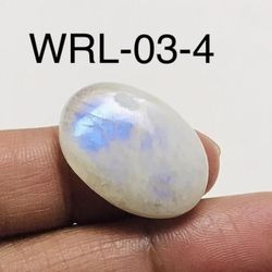 White Rainbow moonstone Oval Shape Cabochon-WRL-03-4