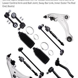 Nissan Altima 2007-2013 Complete 12pc Suspension Kit Control Arms