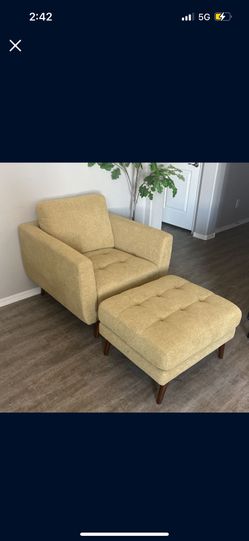 Love Seat & Ottoman