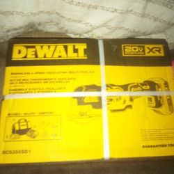 DeWalt Brushless 3 Speed Oscillating Multi -Tool Kit