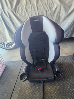 Car seat and boy's bicycle