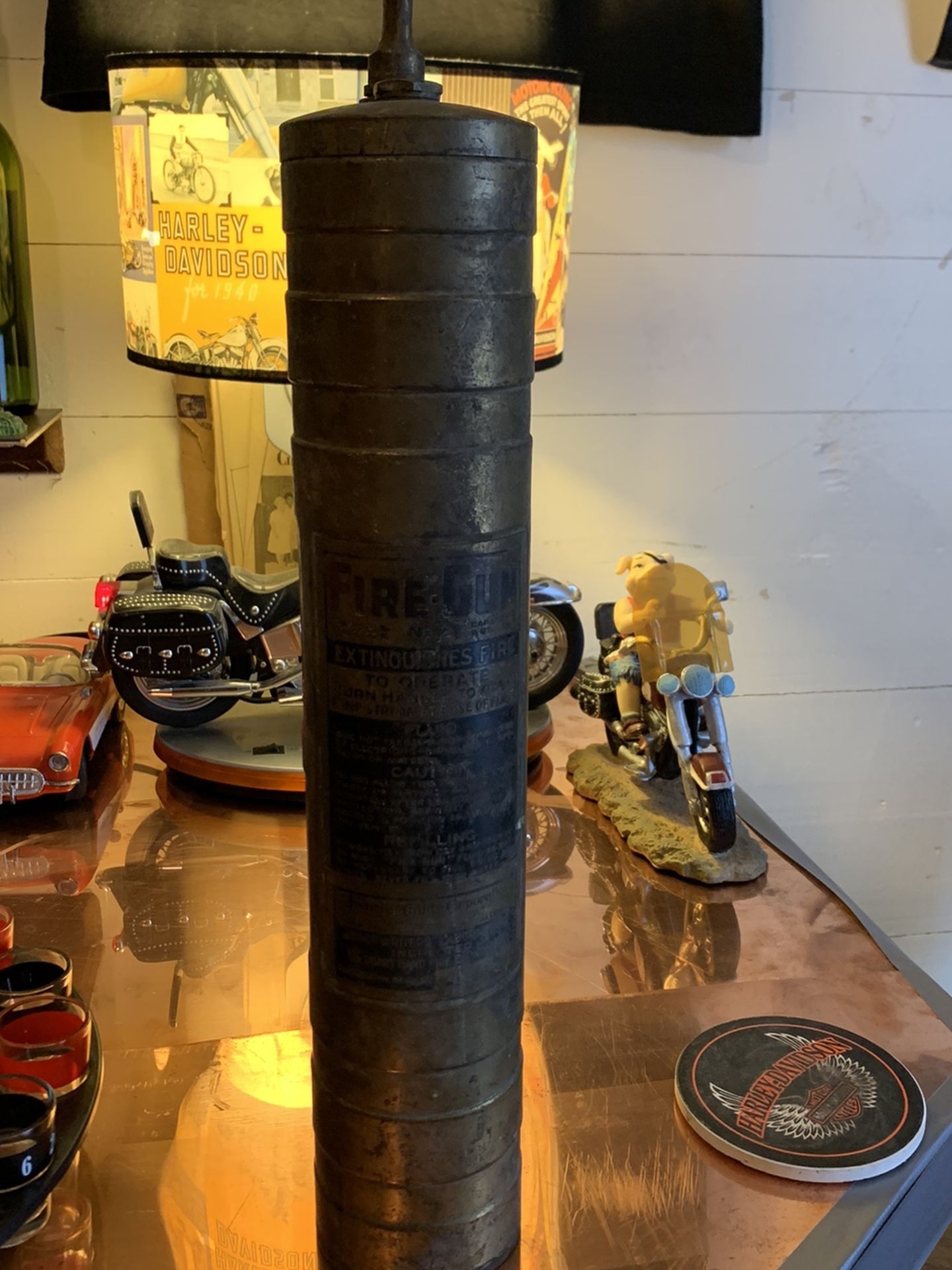 Antique fire extinguisher