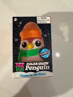 NeeDoh Polar Glow Penguin Squish Toy