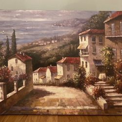 Medium Tuscan View Canvas