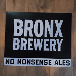 Bronx Brewing Metal Craft Beer Bar Sign