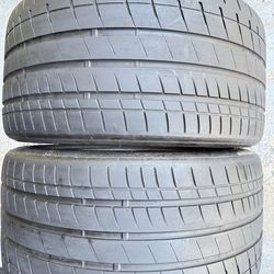 Two Tires 295/35/20 Bridgestone Potenza S007 like new with 85% left Excellent Deal