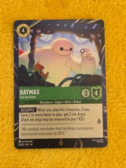 Lorcana Disney "Baymax - Lab Assistant" promotional version