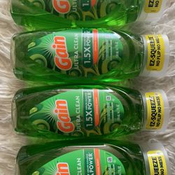 4/$10 Gain Dish Soap 