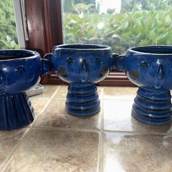 3 Planter pots With designs