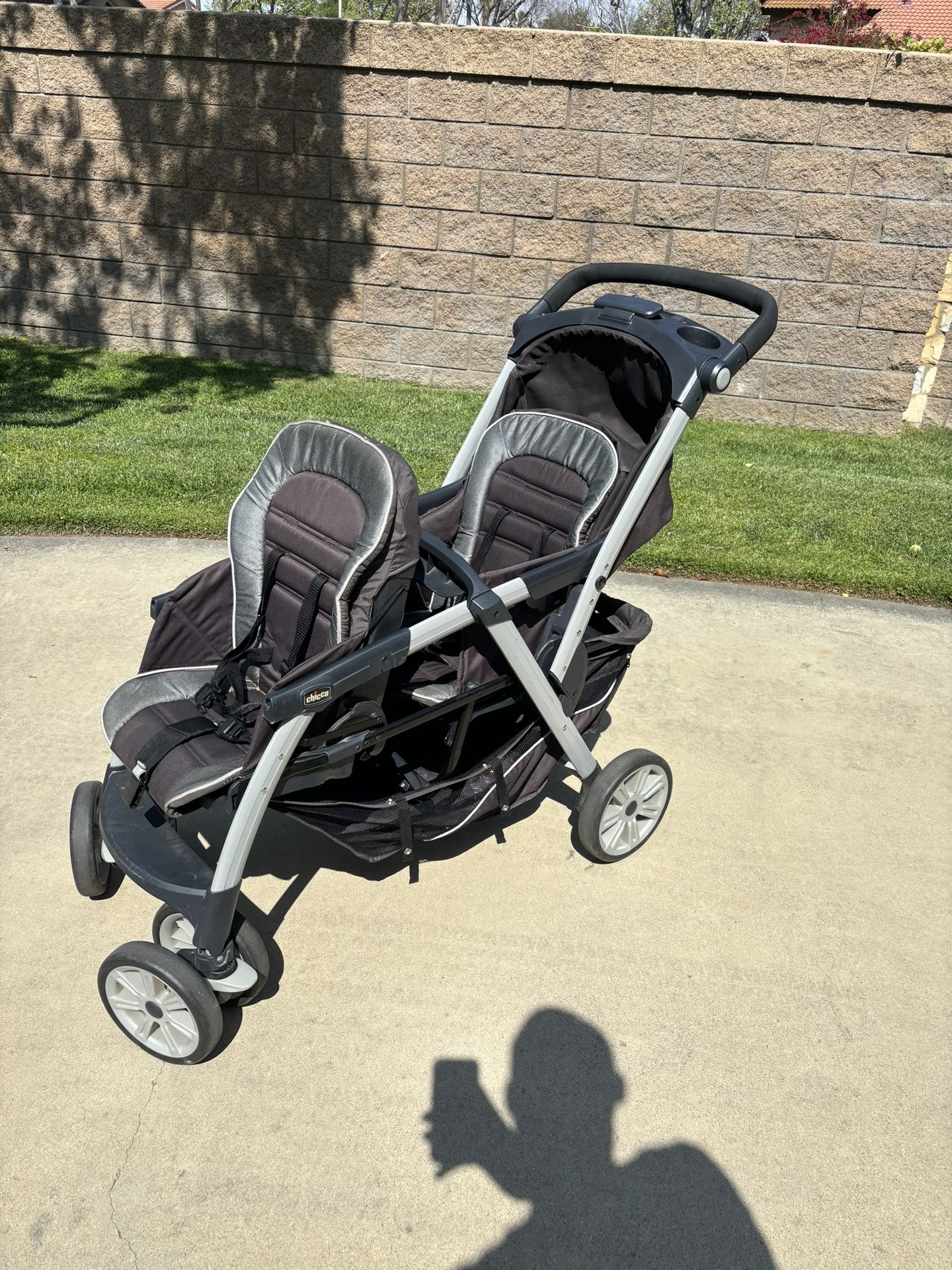 Free Chico Double Stroller 