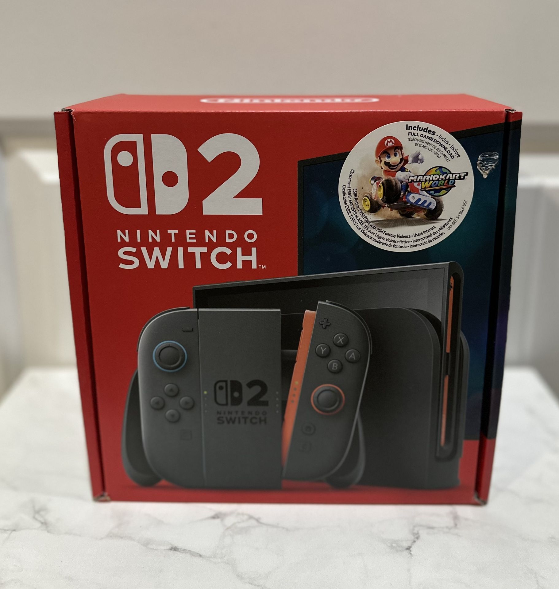 Nintendo Switch 2 Console Mario Kart World Bundle - IN HAND - Brand New & Sealed