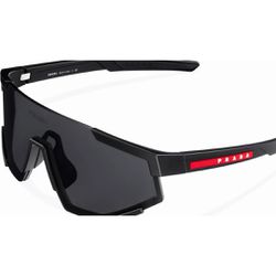Prada PS04WS Linea Rossa Black Sunglasses  in