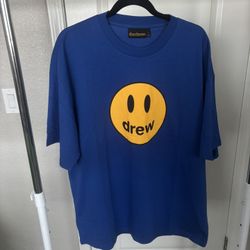 Drew Mascot Tee Royal Blue
