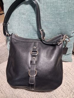 Vintage Leather Coach Bag 