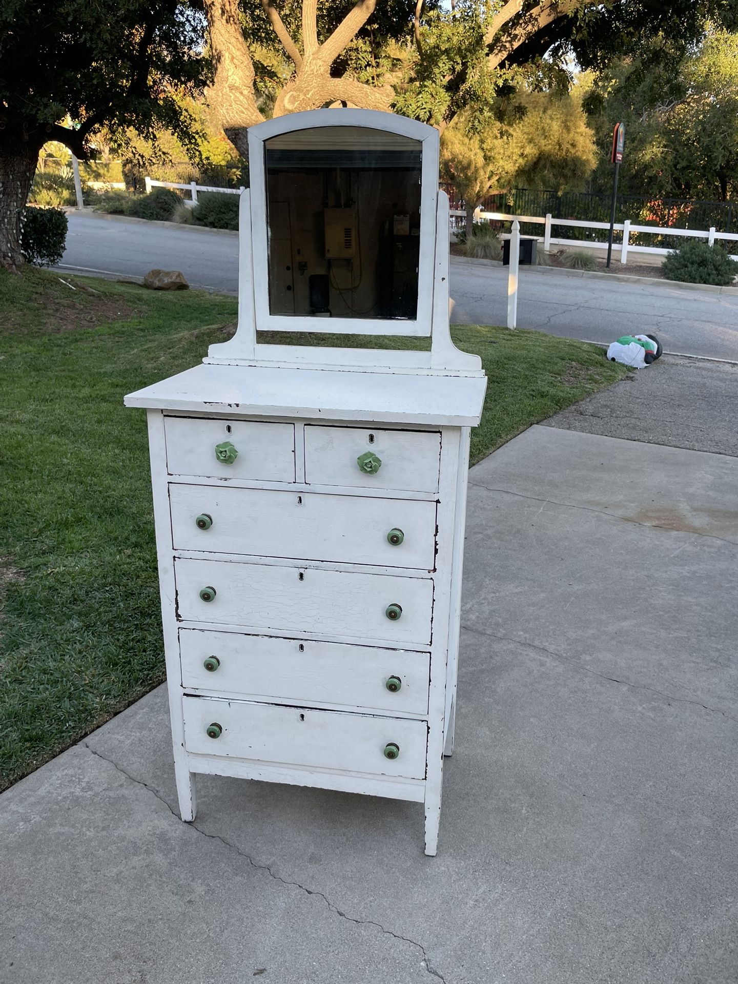 Classic Antique Wooden Dresser