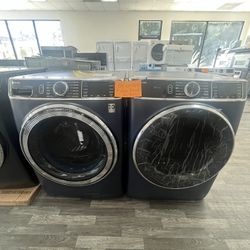 GE Front Load Washer/Gas Dryer Set, Includes One Year Warranty, Delivery Service Available