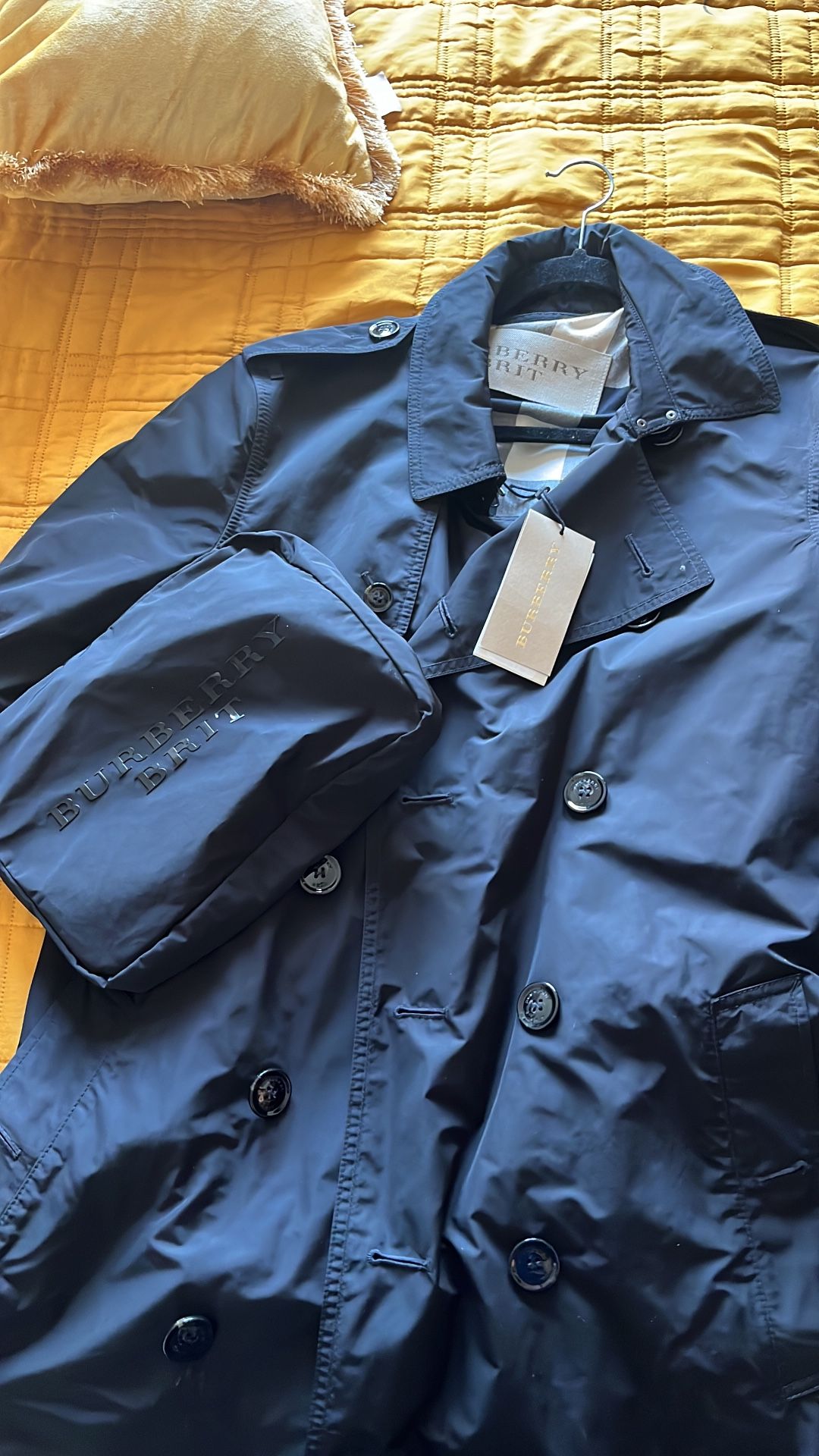 Burberry Men Rain Coat
