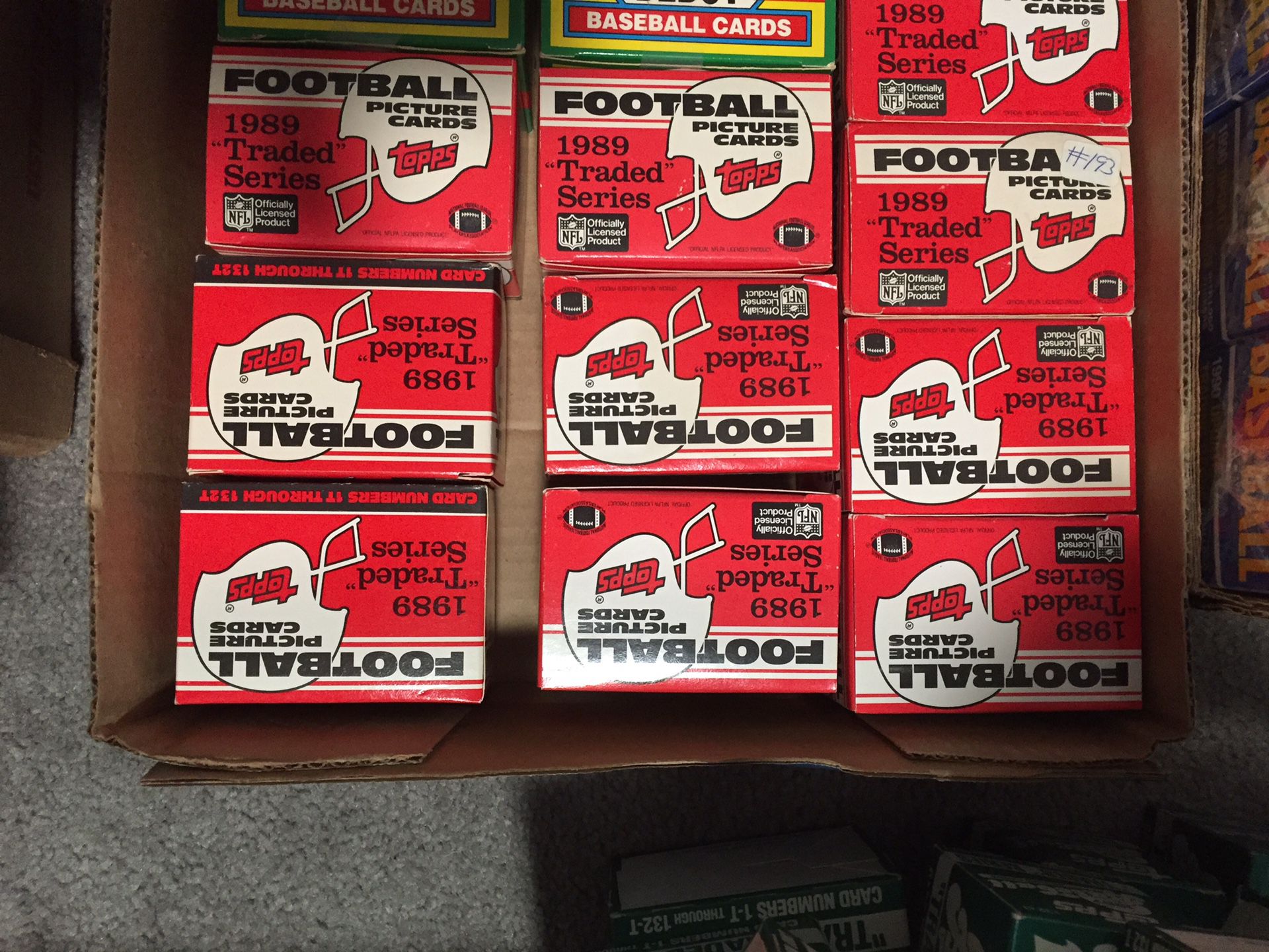 1989 topps traded football traded series