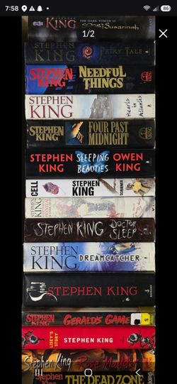 Stephen King hardbacks, $10 - $25 rach, see 2nd pic, tap pic twice to see full pic