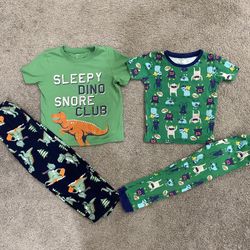 Boys Carters Dino/Monster Pjs sets size 5t