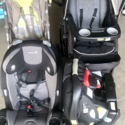 Stroller With Car Seat, Baby Electric Swing. 