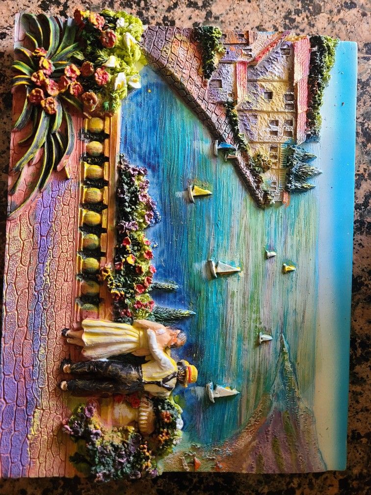 9pc Decor Picture Frames Painted Ceramic