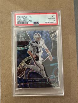 Josh Allen 2022 Spectra Interstellar #24/60 PSA 8 (Pick up only)