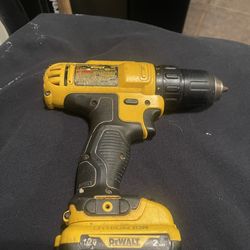 Dewalt 12v Drill And Battery