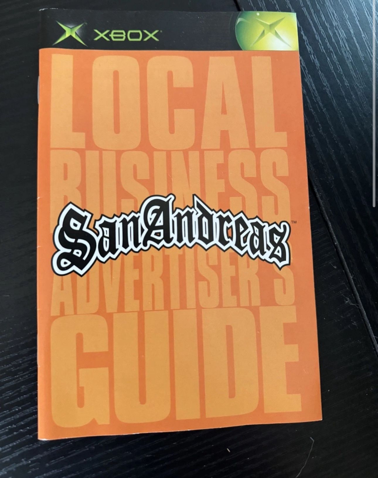 Grand Theft Auto San Andreas Xbox User Manual