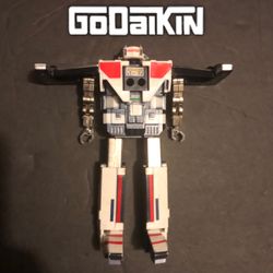 Godaikin Vavilos 🤖 1984 Bandai Vintage Transformers Gobots Super Robot Die Cast Space shuttle