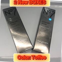 Brand New no7 make up Airbrush 2 boxes toffee color