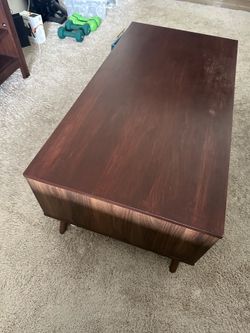 Mid-Century Modern Coffee Table with Storage